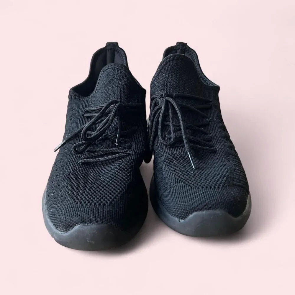 Black work sneakers